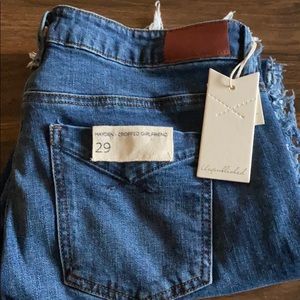 Unpublished Hayden cropped girlfriend jeans